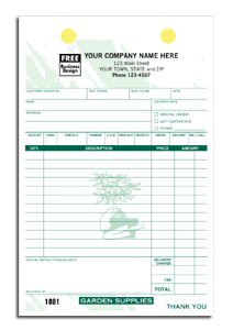 2519T Garden Supply Register Forms