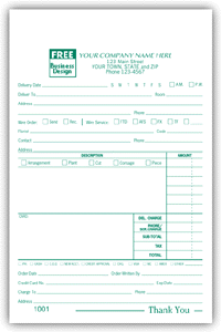 5143 Florist Register Forms