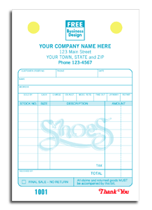 601 Shoe Register Forms